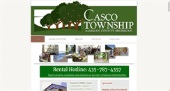 Desktop Screenshot of cascotownship.net