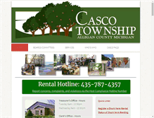 Tablet Screenshot of cascotownship.net